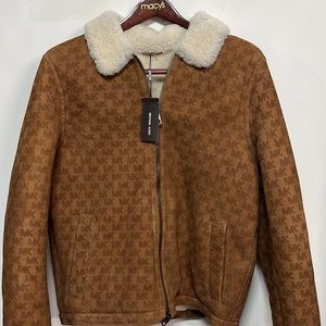 Brand new with Tag Michael Kors Shearling Leather Jacket large